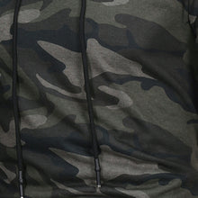 Green & Grey Camo Mens Hoodie