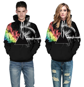 Multi-color unisex hoodie