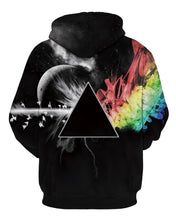 Multi-color unisex hoodie
