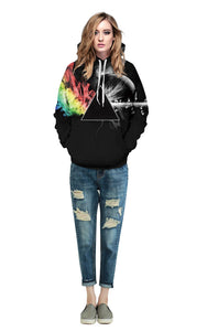 Multi-color unisex hoodie