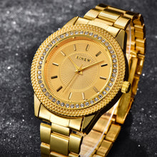 Luxury Women's Girl's Crystal Stainless Steel Quartz Analog Wrist Watch