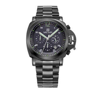Men Top Brand Luxury Watches Clock Stainless Steel Quartz Wristwatch