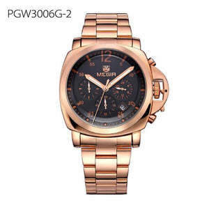 Men Top Brand Luxury Watches Clock Stainless Steel Quartz Wristwatch