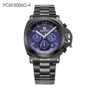 Men Top Brand Luxury Watches Clock Stainless Steel Quartz Wristwatch