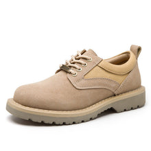Winter Leather Ankle Boots Men Desert Military Tactical Outdoor Shoes