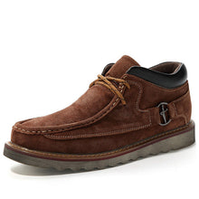 Genuine Leather Casual Men Snow Warm Boots Shoes