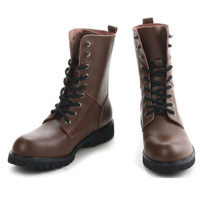 Genuine Leather -  Ankle Boots Shoes