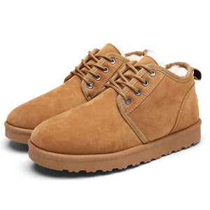 Classic Men Winter Boots - Ankle Snow Boots Shoes