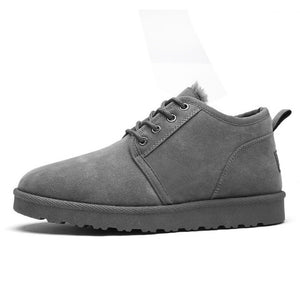 Classic Men Winter Boots - Ankle Snow Boots Shoes