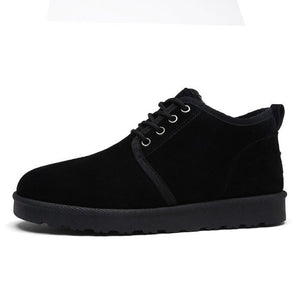 Classic Men Winter Boots - Ankle Snow Boots Shoes