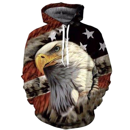American Flag Hoodie unisex